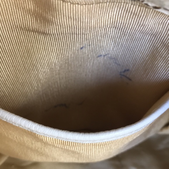 Cole Haan G Series White & Gold Handbag - Picture 9 of 11